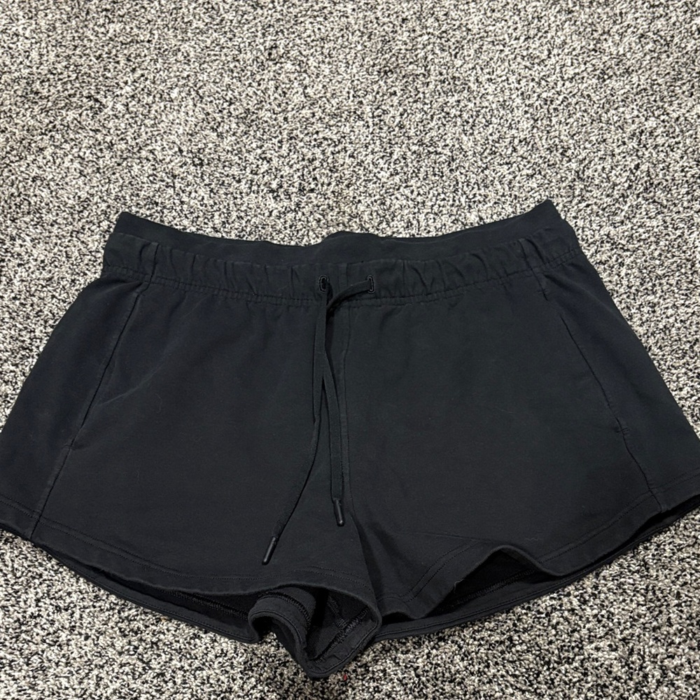 lululemon athletica Black Inner Glow 3in High Rise Shorts